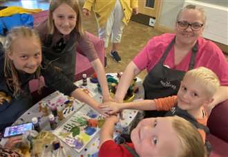 Celebration of family and community at colourful event