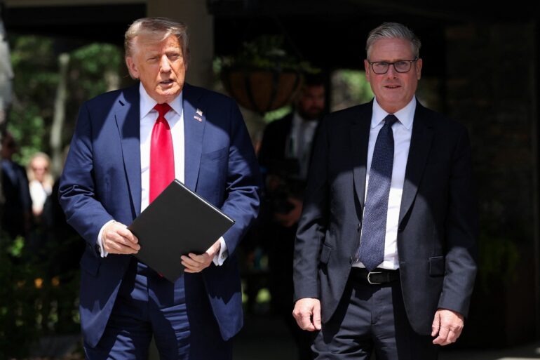 Donald Trump says the UK US trade deal is done