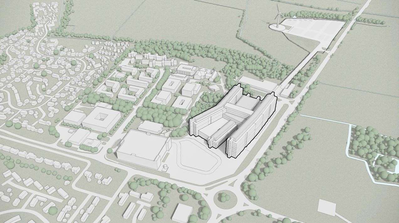 A first look at the designs for the new Queen Elizabeth Hospital was revealed earlier this month. Picture: QEH