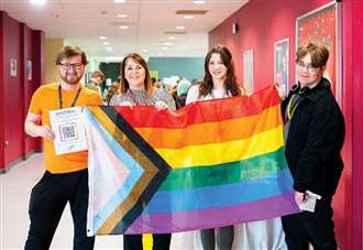 ‘Love, diversity and unity’ on show at college’s Pride events
