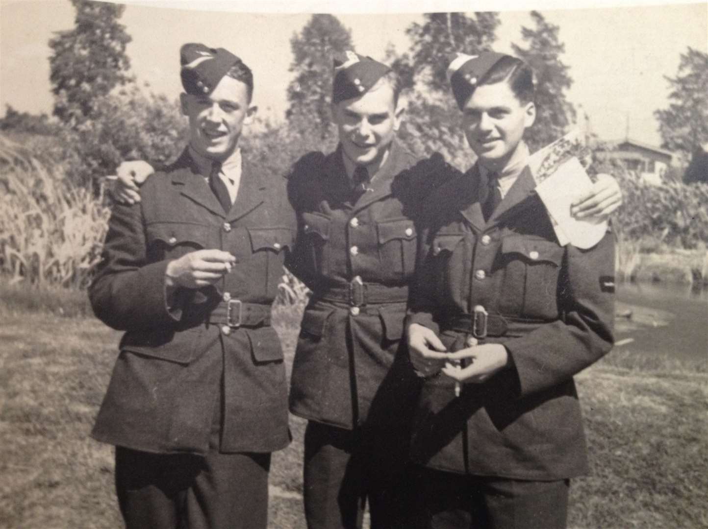 Geoff Bullen (middle) with his peers