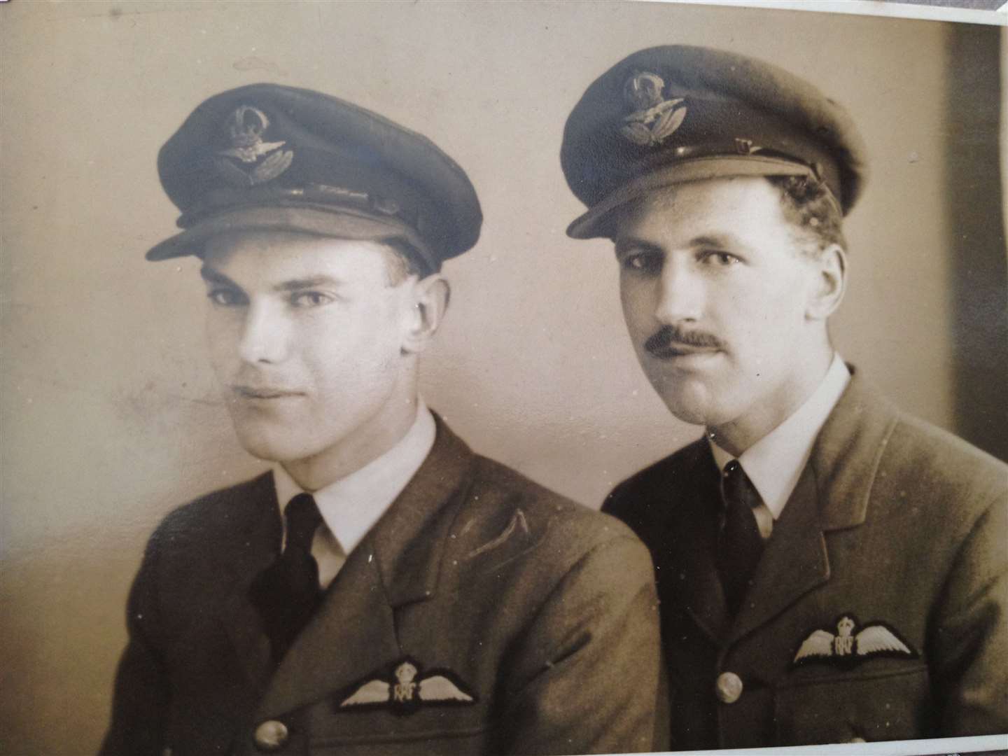 Geoff Bullen (left) is considered a "hero" by the squadron