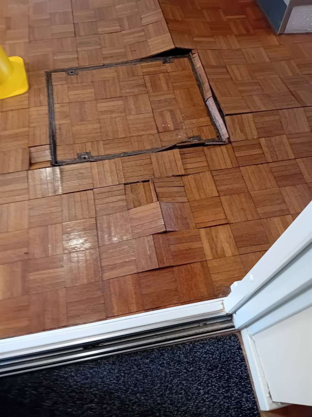 At the time, the floods of waste caused the floorboards to lift