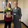 Sharon celebrates 35 years of volunteering at hospital