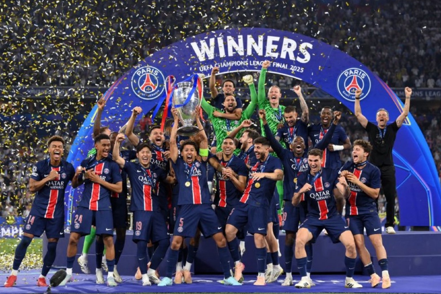 Sundays briefing Paris St Germain secure Champions League glory