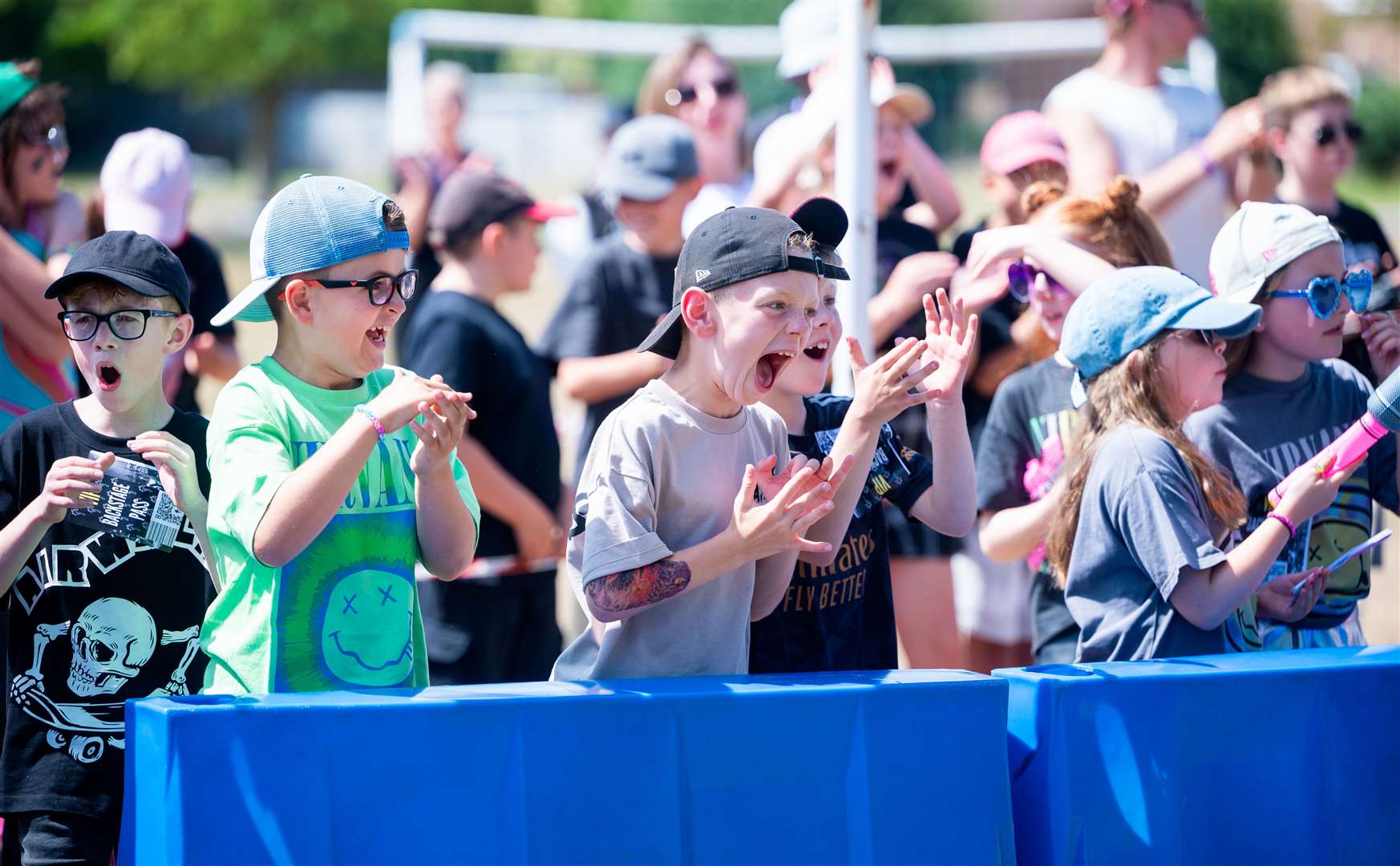 Excitement at North Wootton Academy's musical event. Picture: Ian Burt