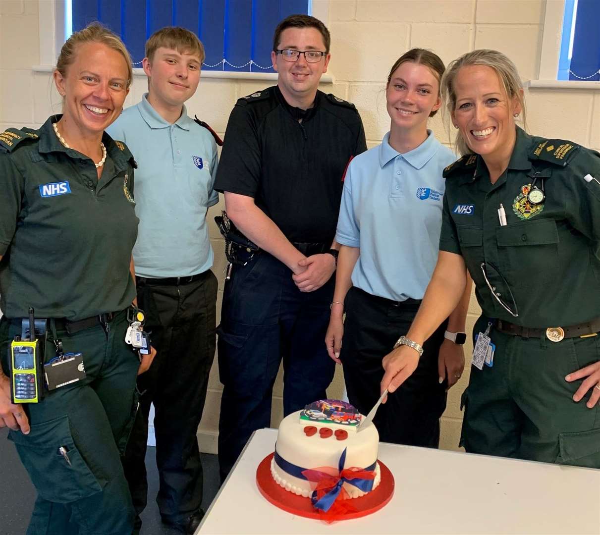 A special 999 cake was made by one of the mums