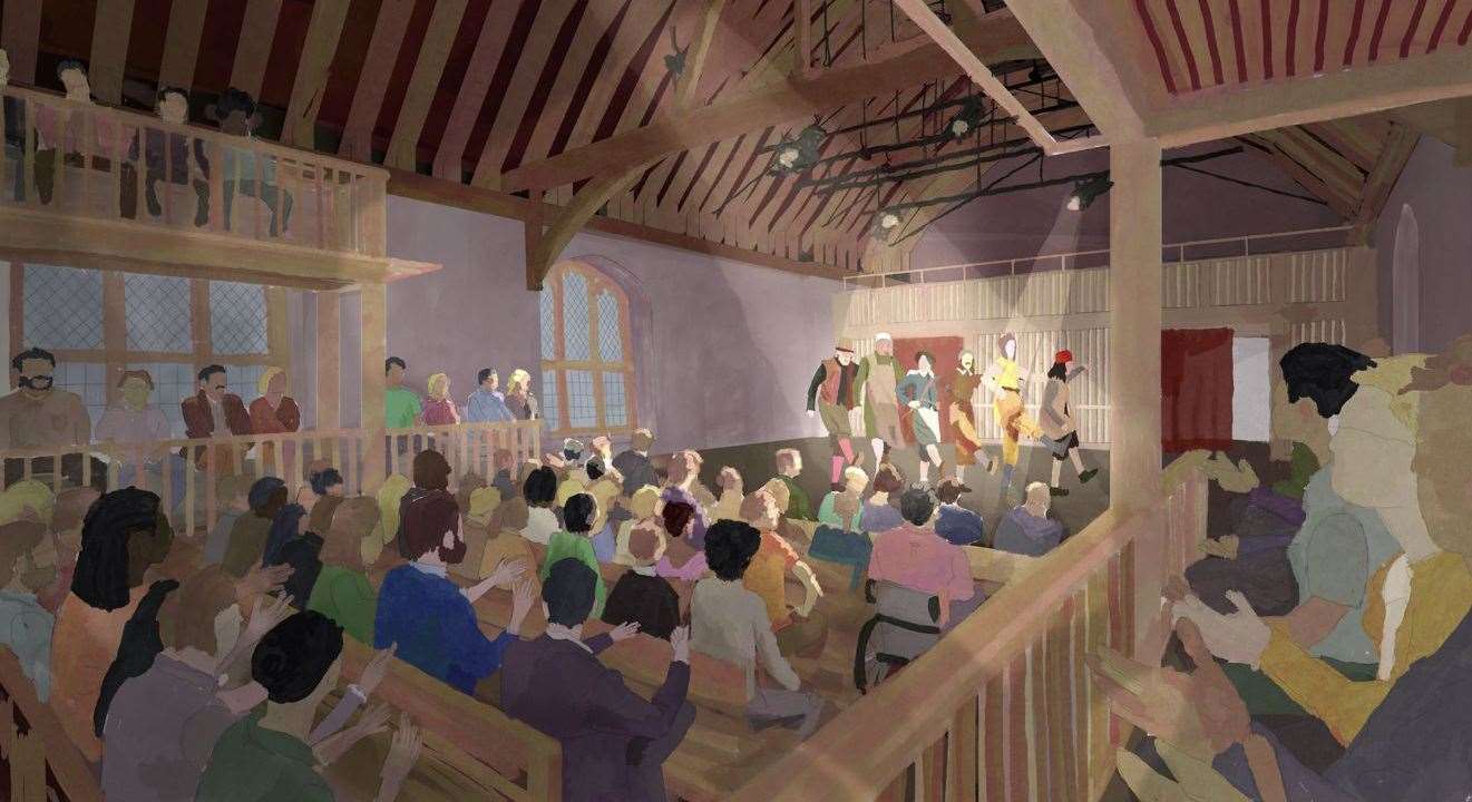 Impressions of the ambitious Guildhall revamp - an interior view. Picture: West Norfolk Council