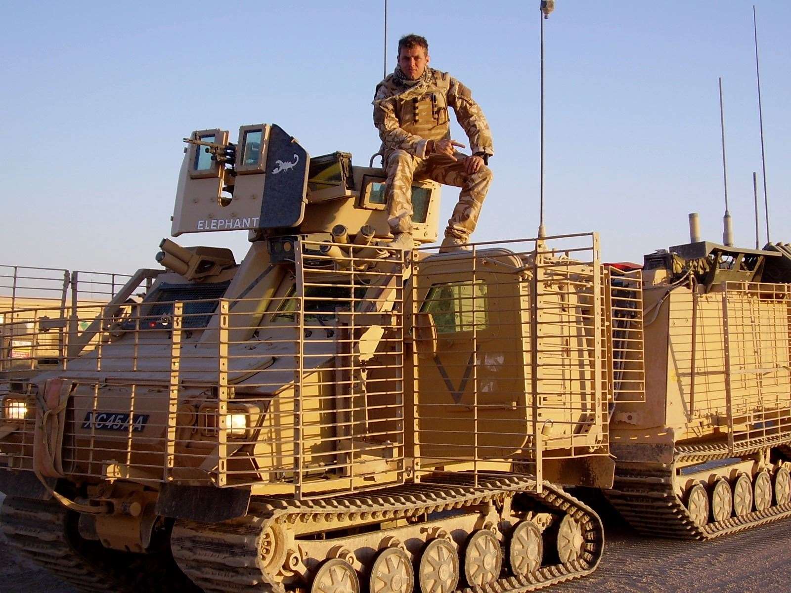 Lee Scott in Afghanistan