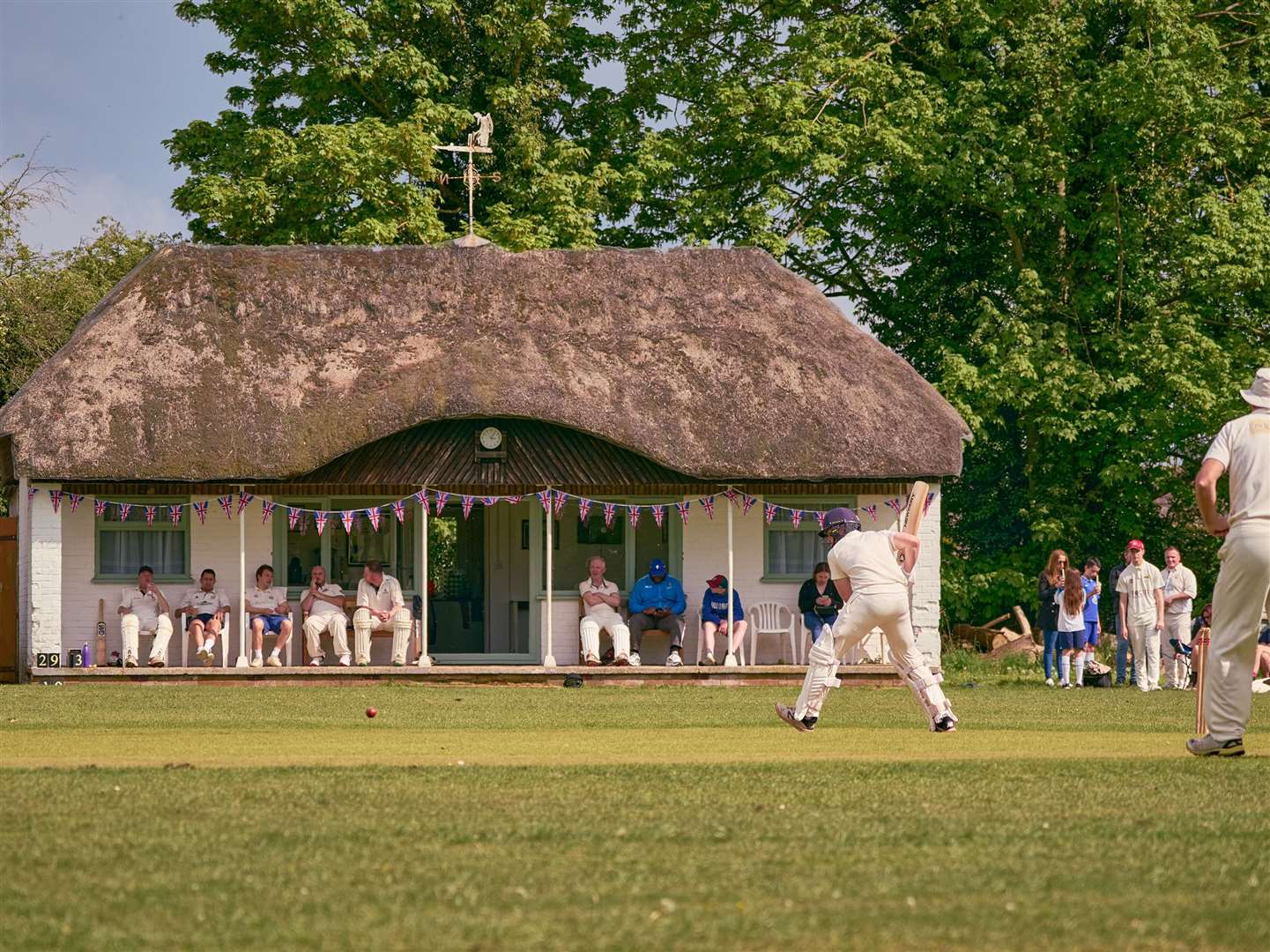 The picturesque surroundings of Grimston Cricket Club.