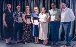 Clinical safety officer picks up award as hospital celebrates
