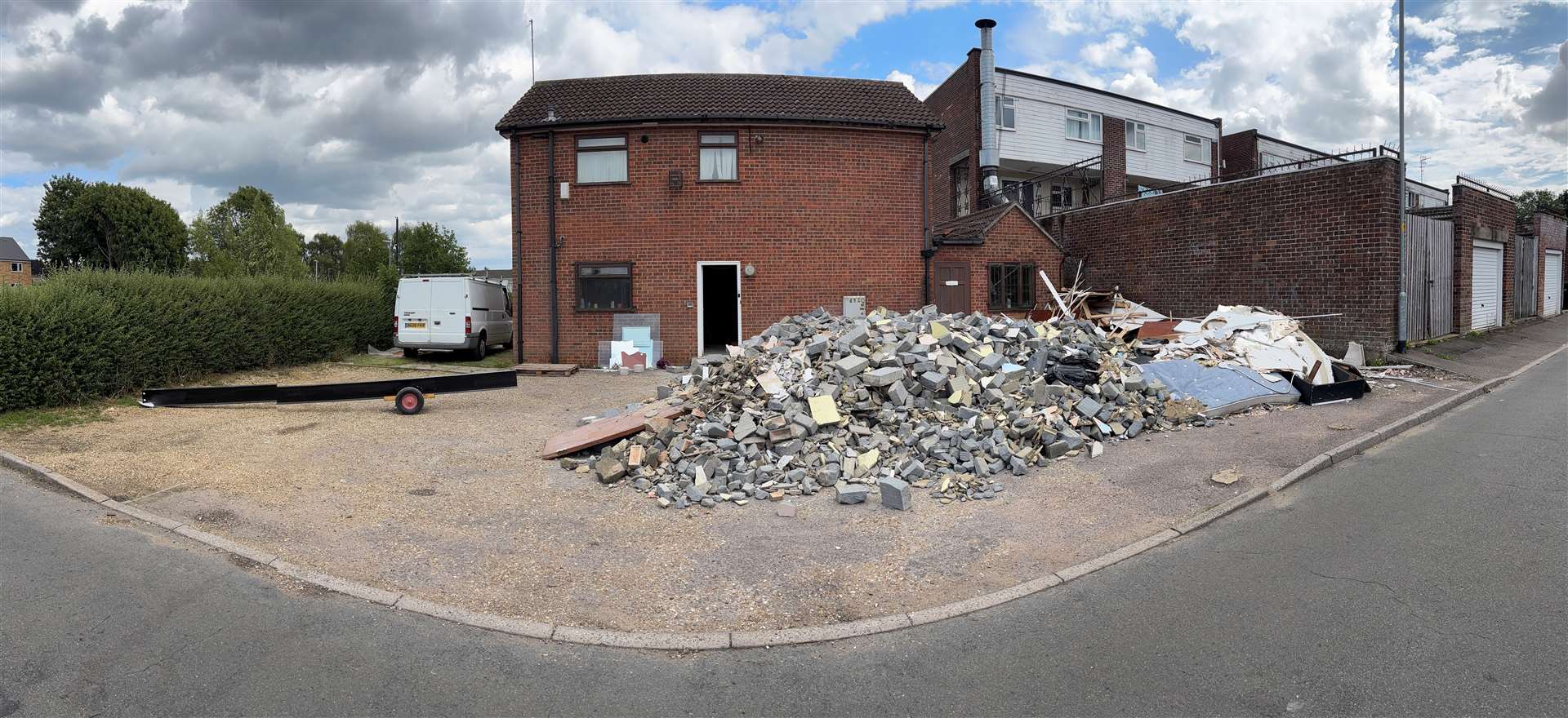 Hypodermic needles, a mattress and even a kitchen sink have been spotted amongst the waste