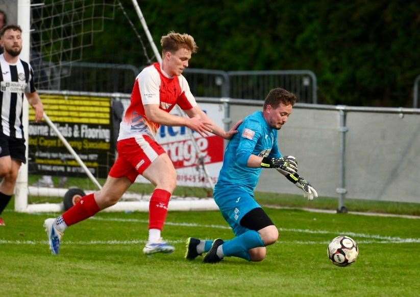 Heacham v Fakenham Town in the Thurlow Nunn Premier Division. Picture: Adam Fairbrother