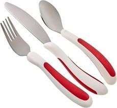 Adaptive cutlery funded by the charity's donation