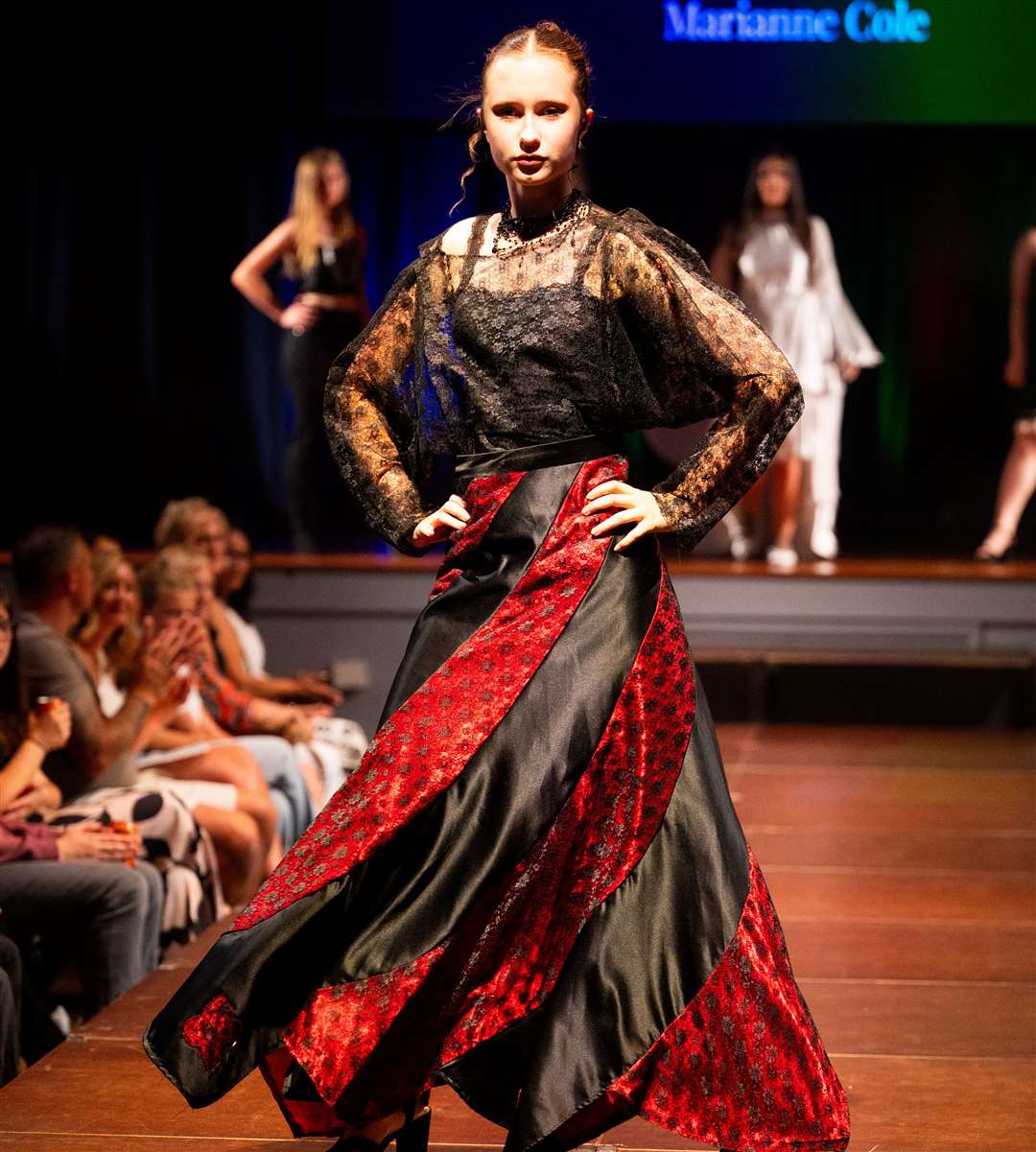 A gown by one of the Year 13 students. Pictures: Ian Burt/Barking Dog Media