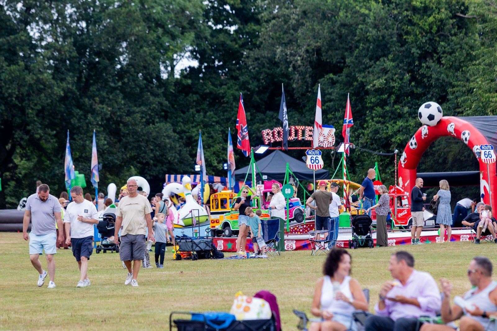 The rides proved popular at the Woottons event