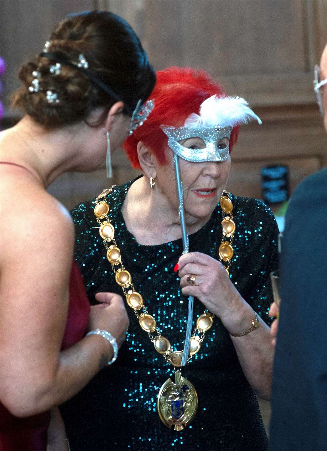 Margaret Wilkinson enjoying a ball in 2022. Picture: Mike Fysh