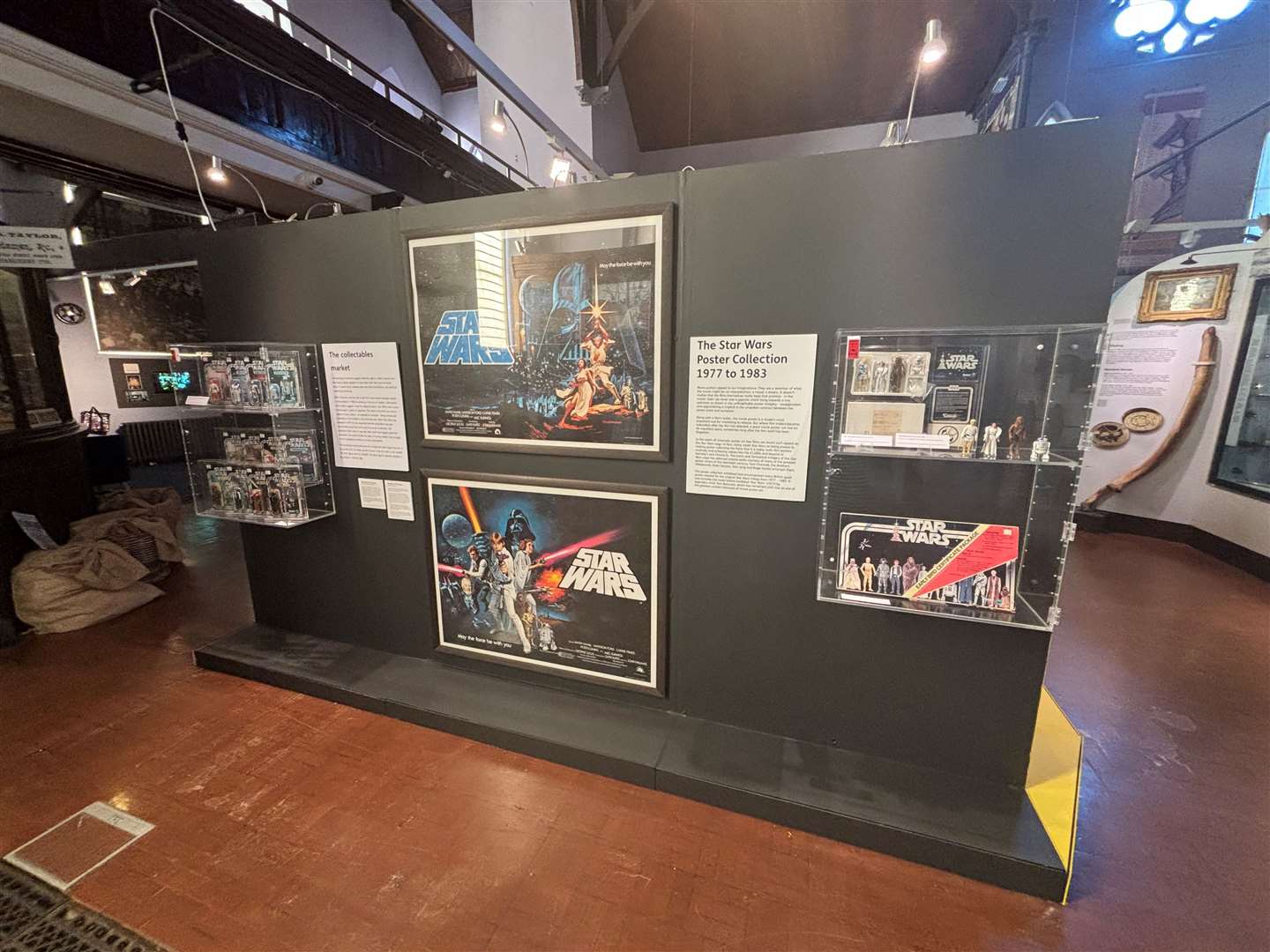 The exhibition is now open