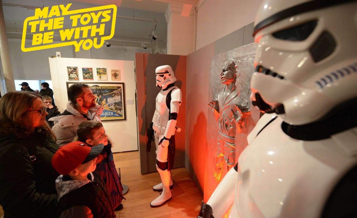 Star Wars Stormtroopers guard Han Solo