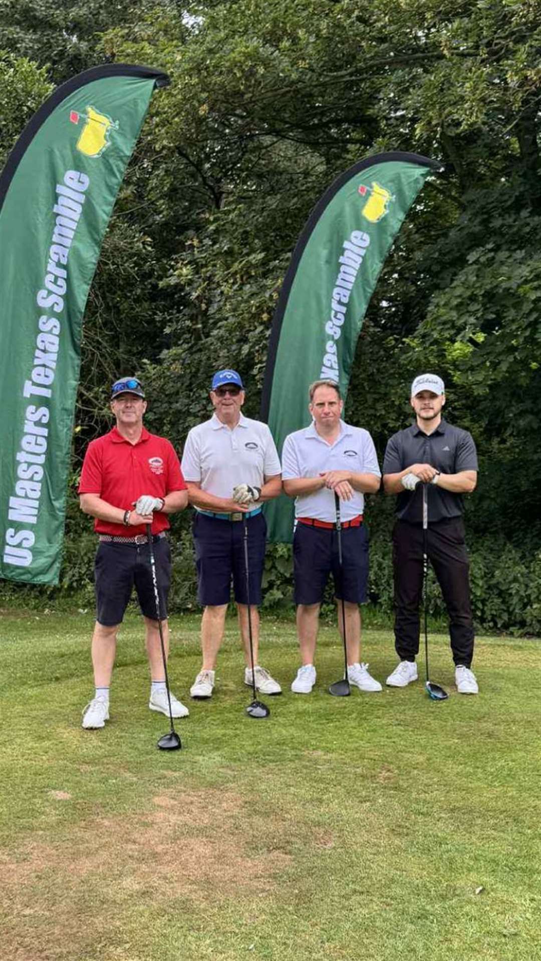 The successful team from Middleton Hall Golf Club