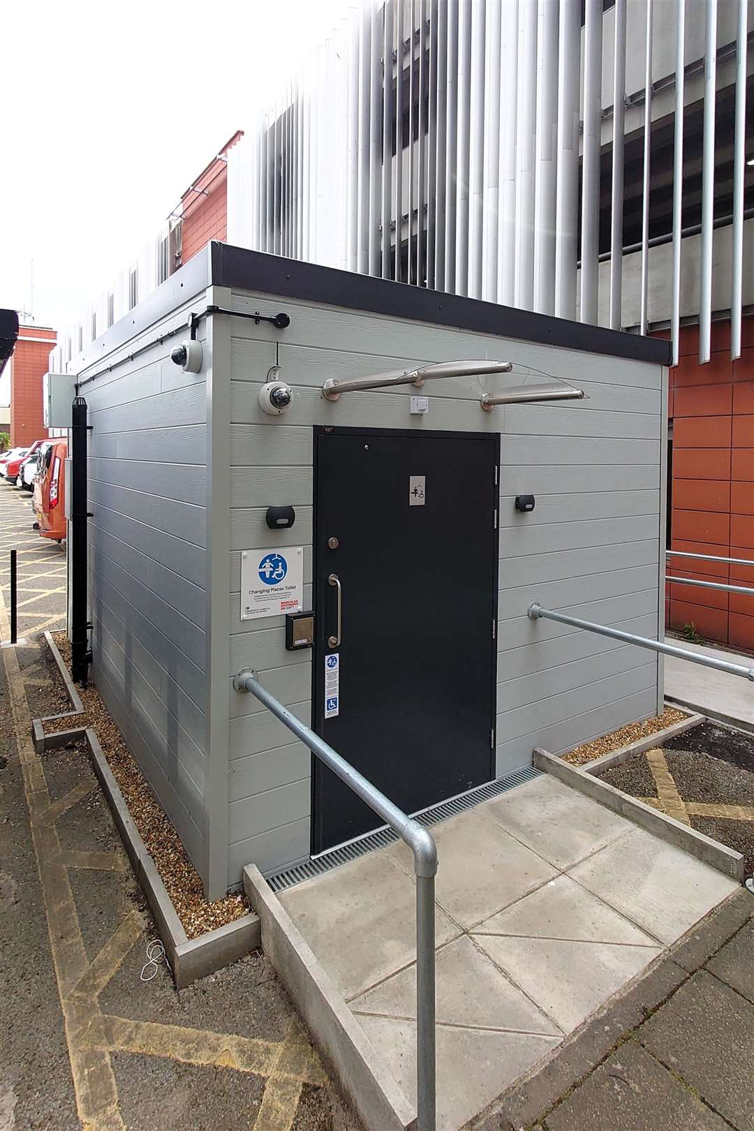 The toilet has been constructed next to the St James multi-storey car park. Picture: West Norfolk Council