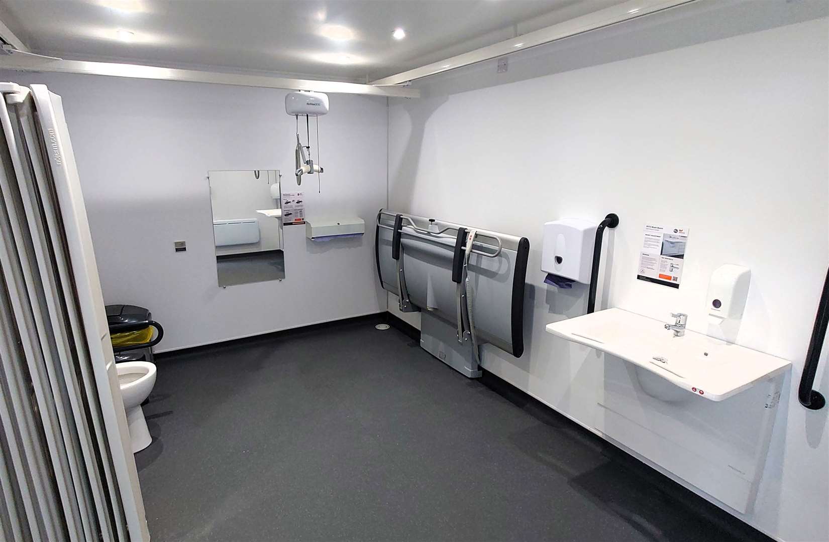 The toilet includes an adjustable changing bench and a hoist. Picture: West Norfolk Council