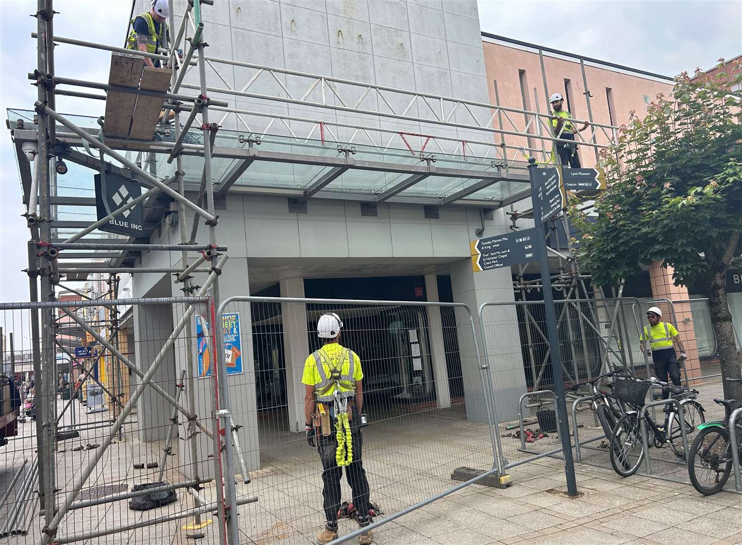 The former Blue Inc clothing store is being turned into an Admiral Casino. Picture: Kris Johnston