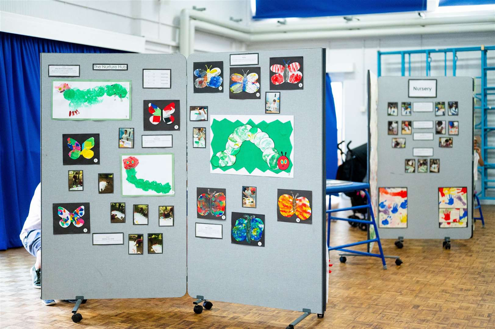 Some of the work on display during the exhibition