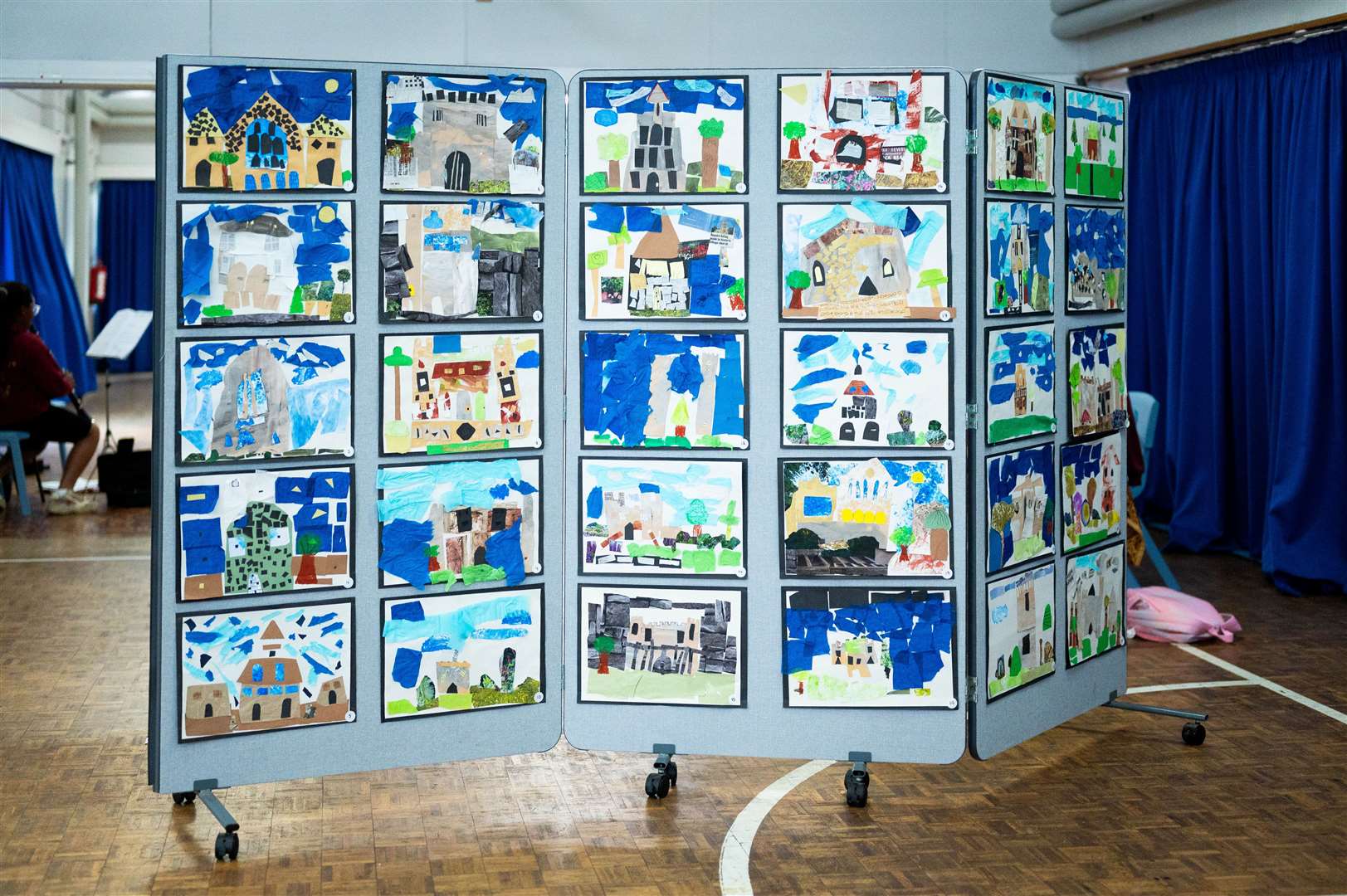 Pupils were proud to display their work