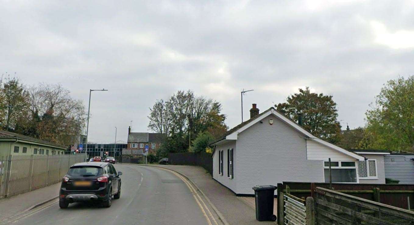 A car crashed into the house on Loke Road in the early hours of the morning. Picture: Google Maps