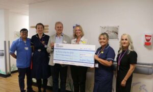Rotary club donates £500 to hospital’s end of life unit