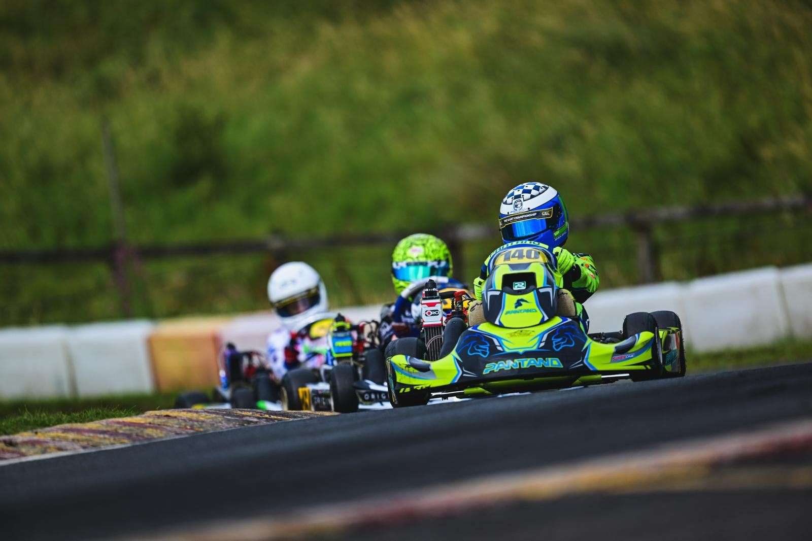 Jenson Sayell at the Rowrah Circuit in Cumbria. Picture: Josh East