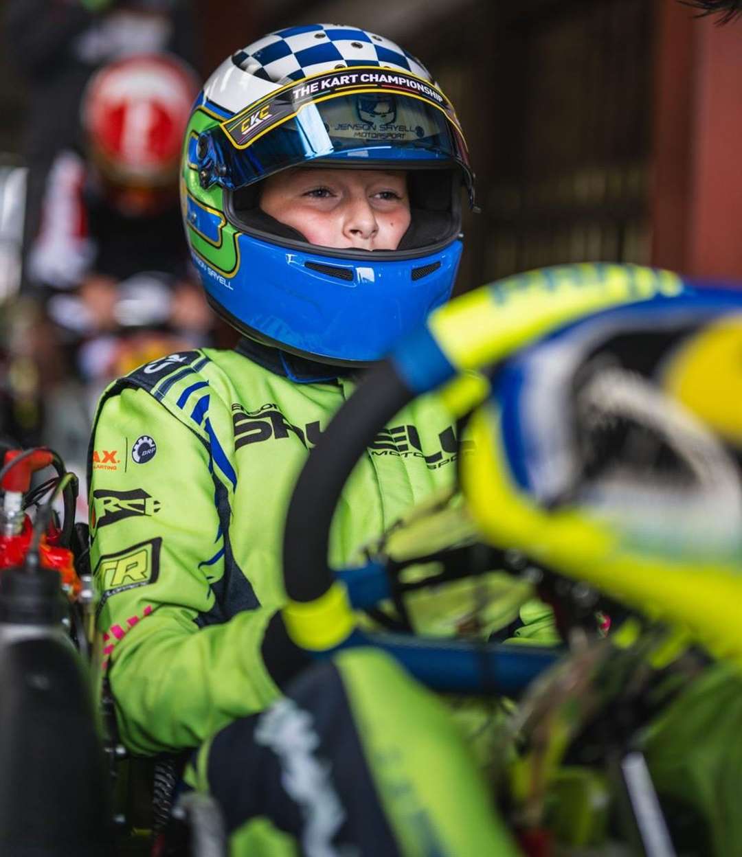 Jenson Sayell at the Rowrah Circuit in Cumbria. Picture: Josh East
