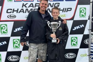 Sayell enjoys the winning feeling at Fulbeck