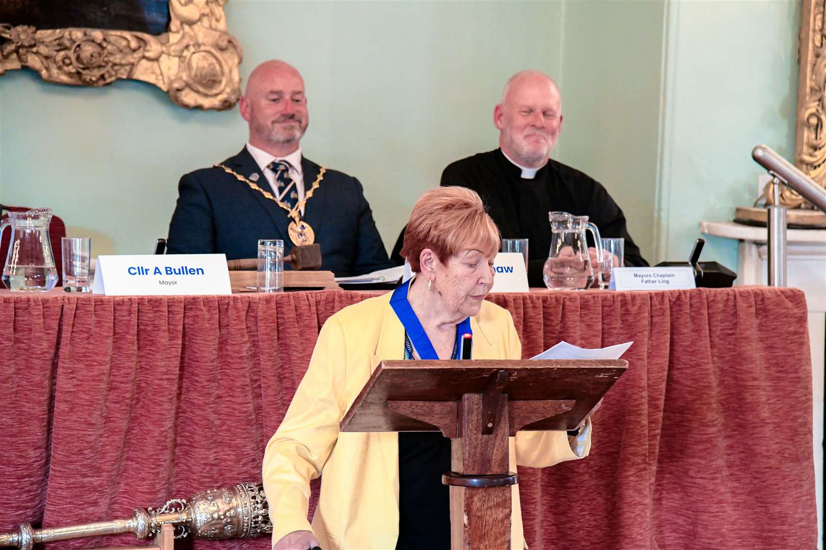 Margaret gave a speech in the ceremony