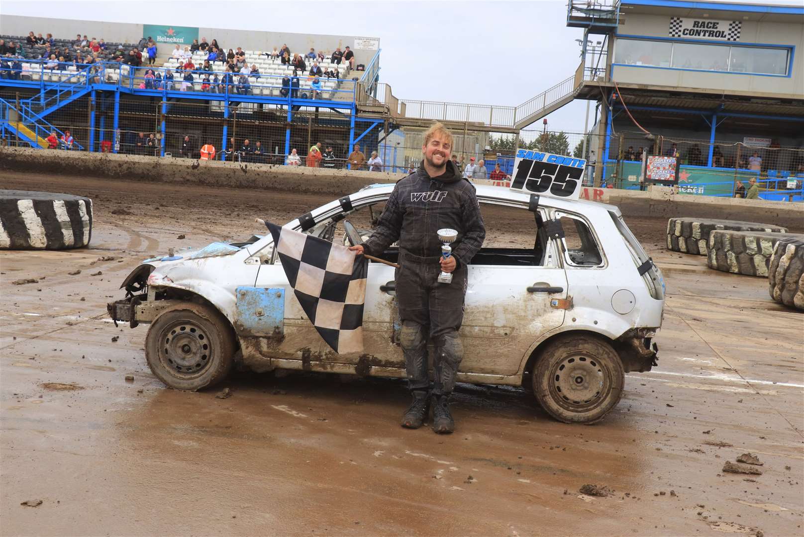 Sam Coote, known as Captain Slow, was not so slow and found himself in the winners' row on Saturday. Picture: Ant Jenkin