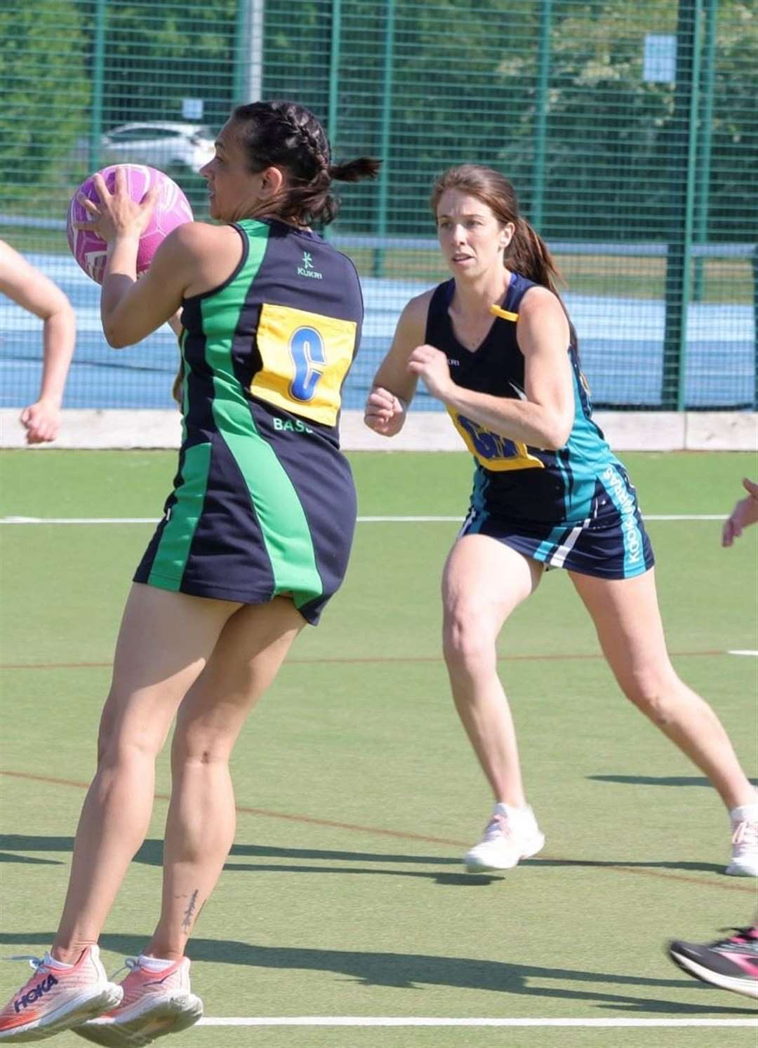 Action from the West Norfolk Netball Summer League
