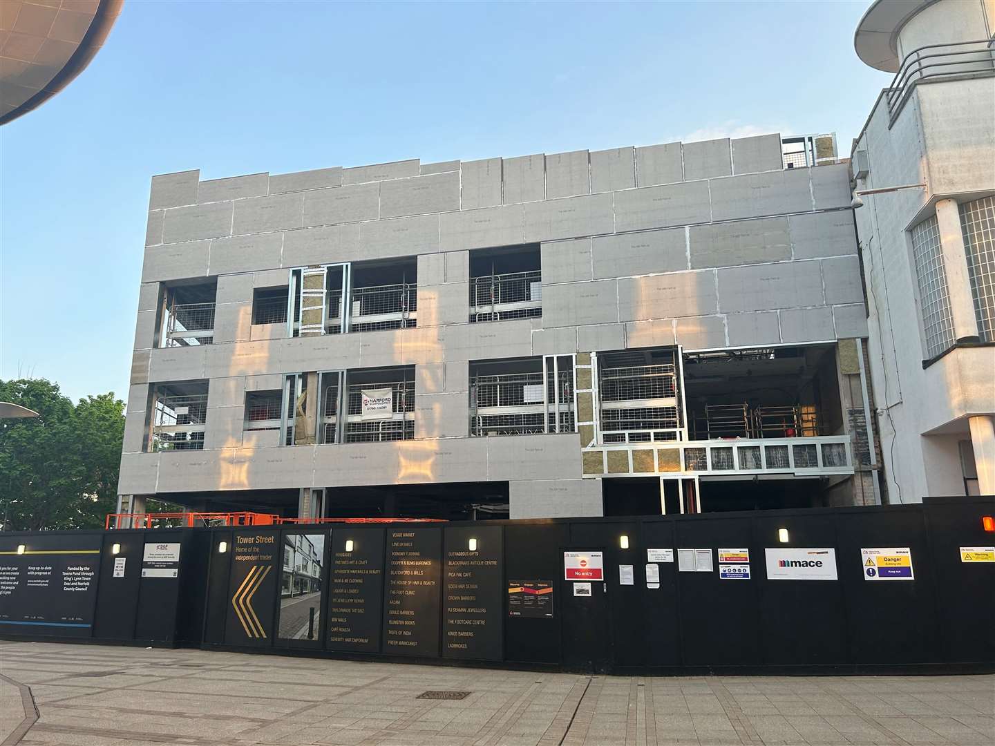 The new community hub in Lynn is starting to take shape.
