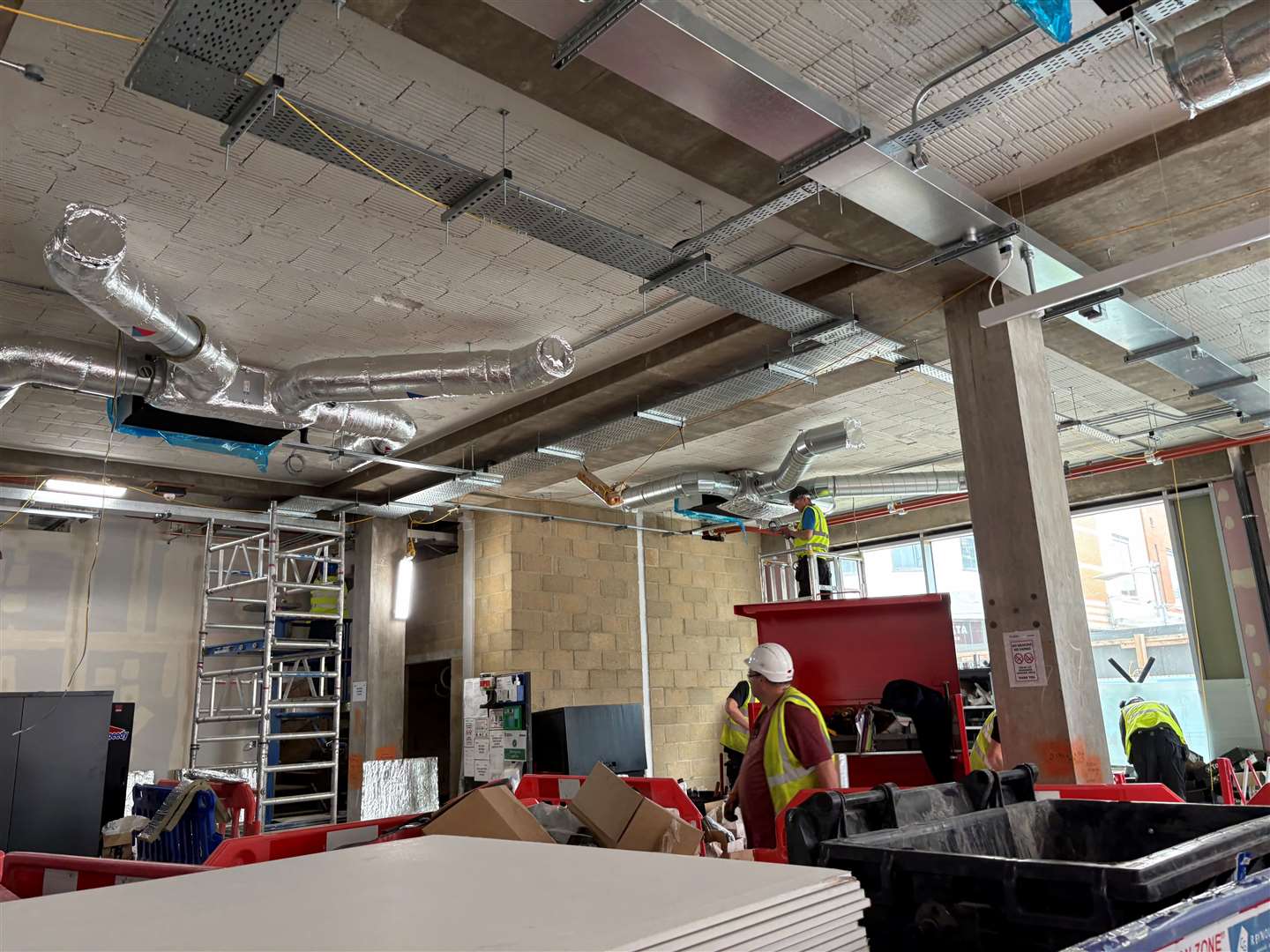 A peak inside the new library