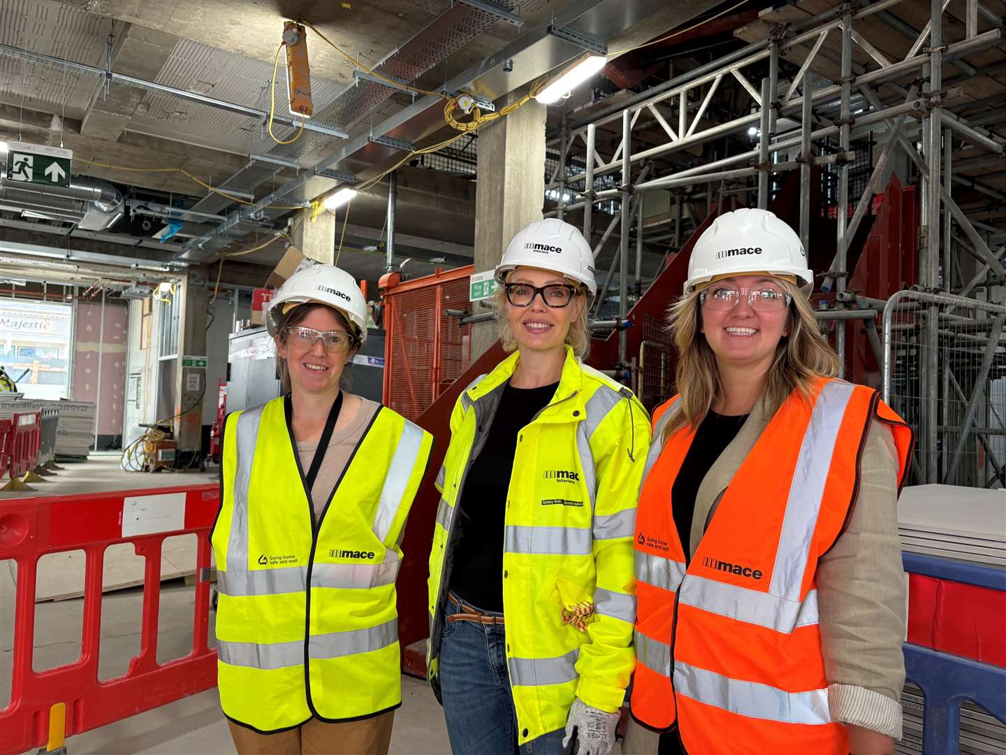 Verity Bennett, project manager, Jeannine de Sousa, assistant director and Hannah Edge, head of communities and customer services all at Norfolk County Council