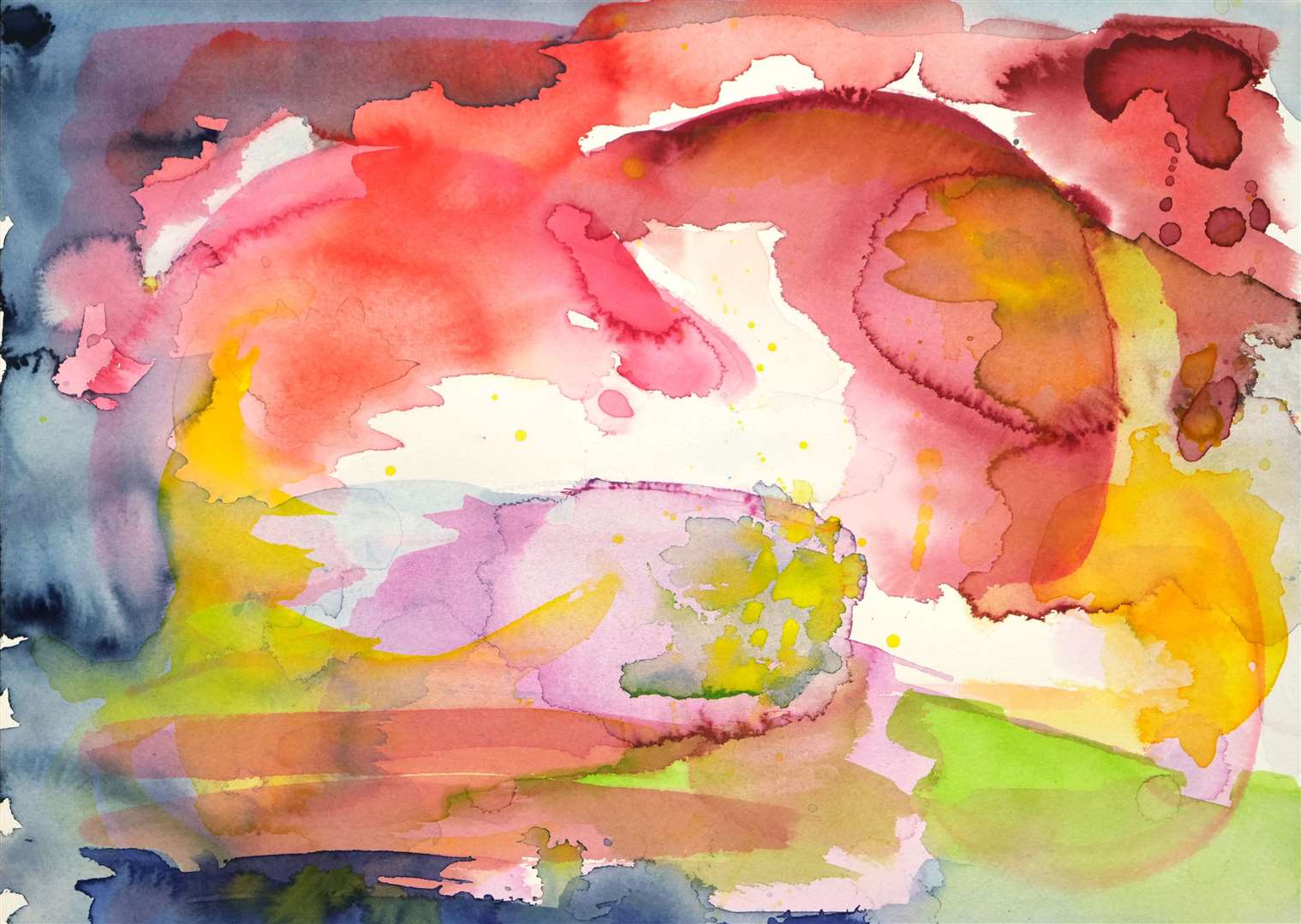 Coast and Clouds artwork by Helga Joergens