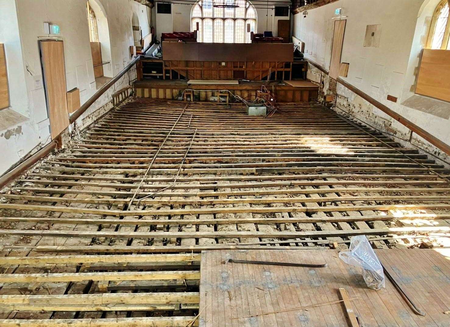 Medieval floorboards uncovered this year which could have been trodden on by William Shakespeare