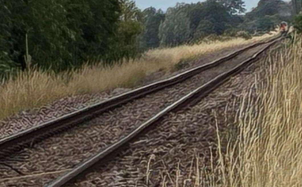 The track is uneven because of peat soil shrinkage underneath. Picture: Network Rail
