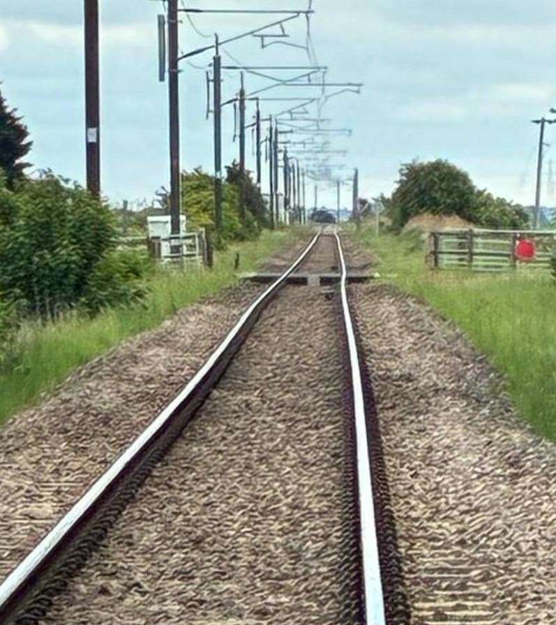 Uneven track between Lynn and Ely. Picture: Network Rail