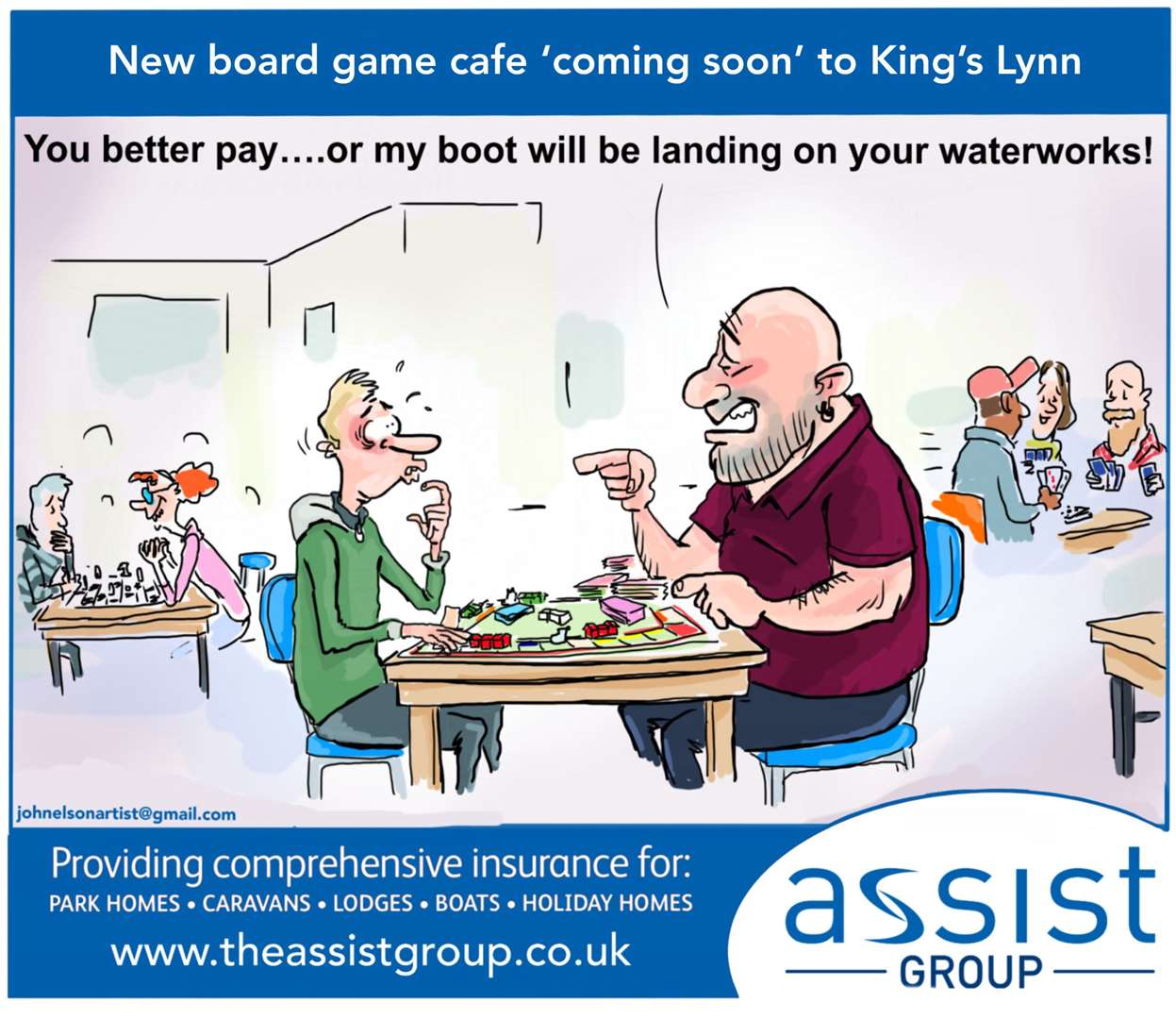 John Elson's weekly cartoon