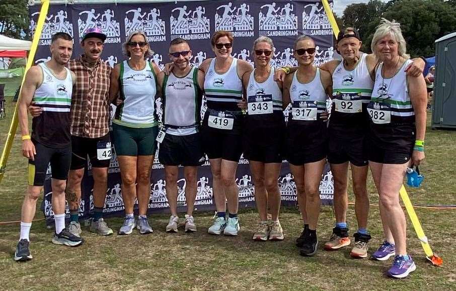 Ryston Runners at the Run Sandringham 24 event