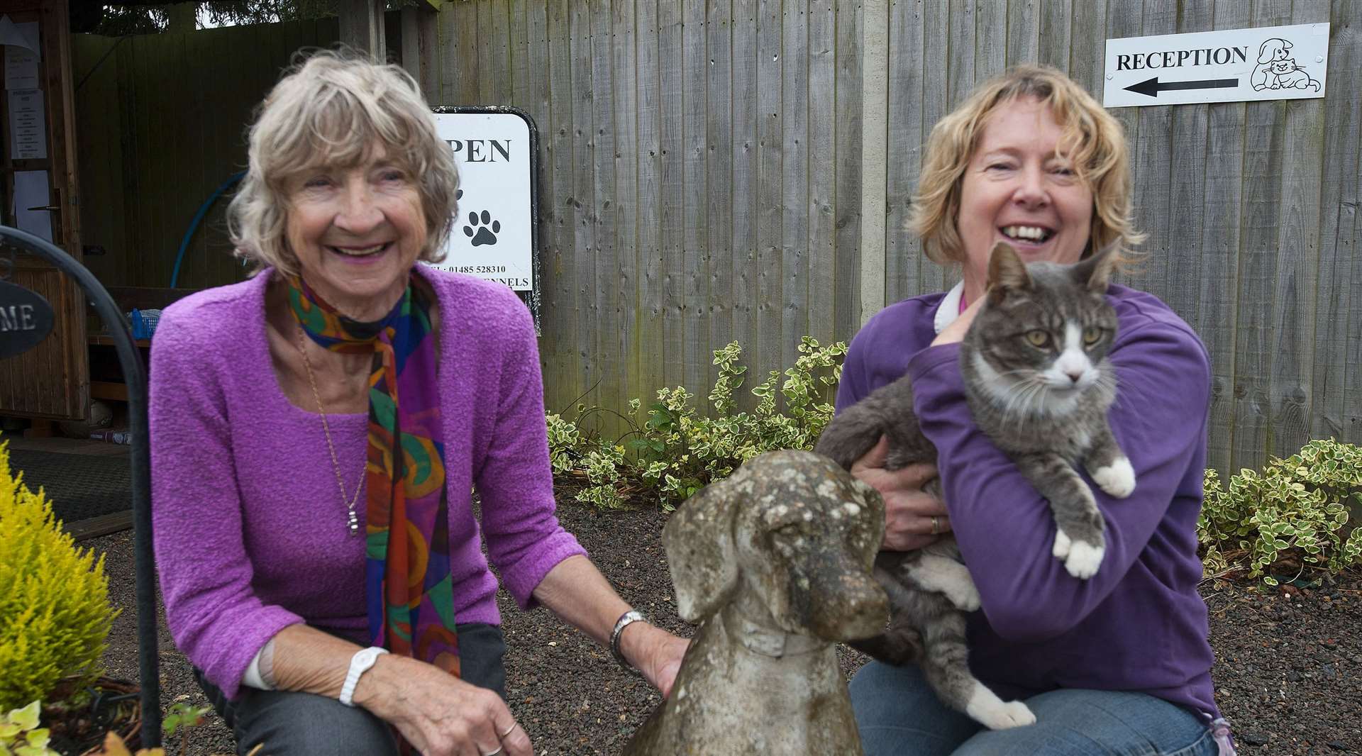 Shirley and Fiona Wagg celebrate 30 years in Kennels and Cattery business