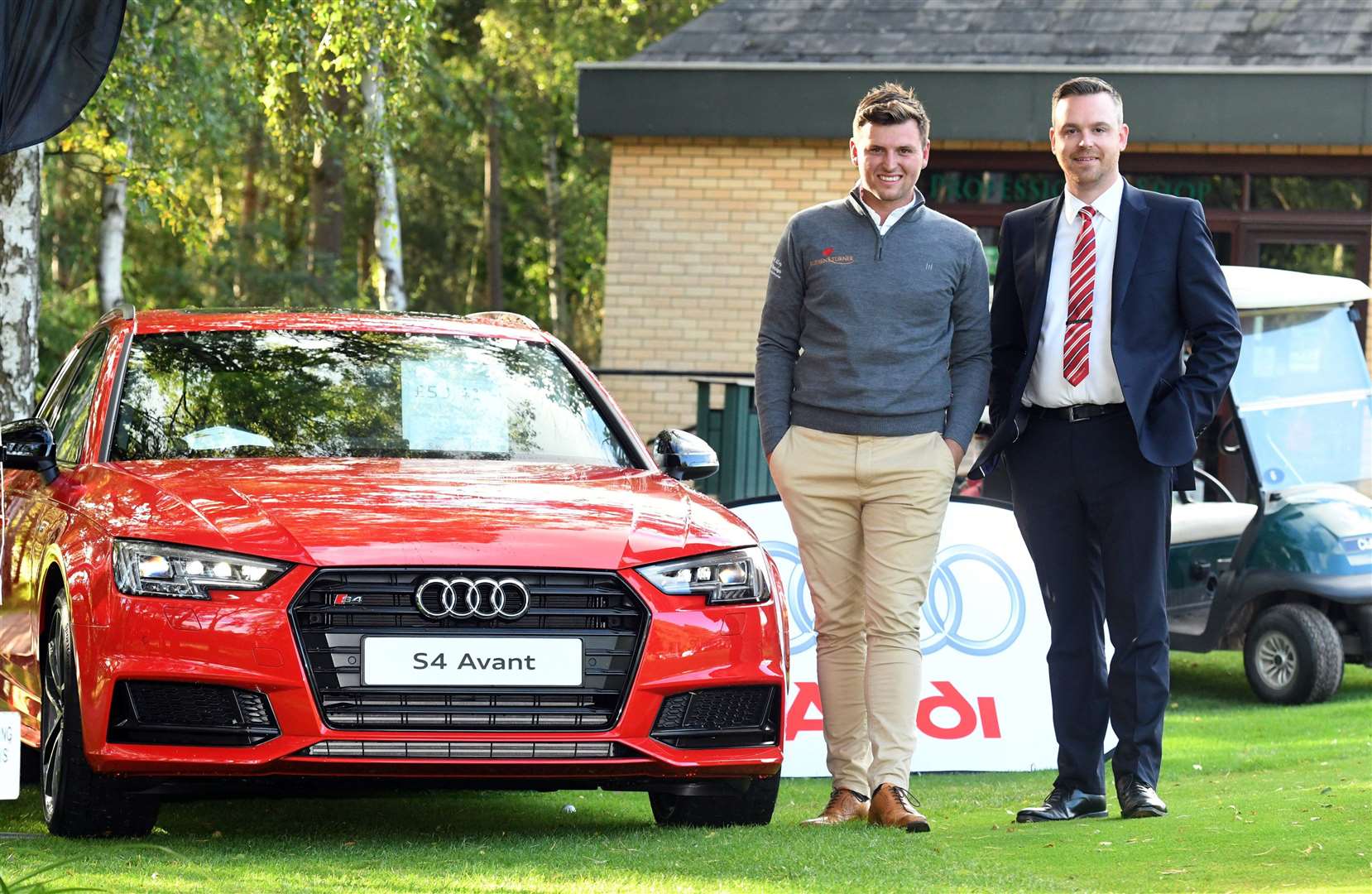 Luke Johnson golf day at Kings Lynn Golf Club.