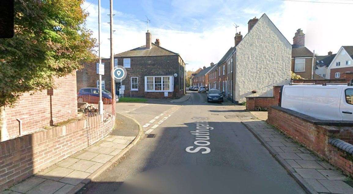 Cook was shouting at the couple down Southgate Street in Lynn. Picture: Google Maps
