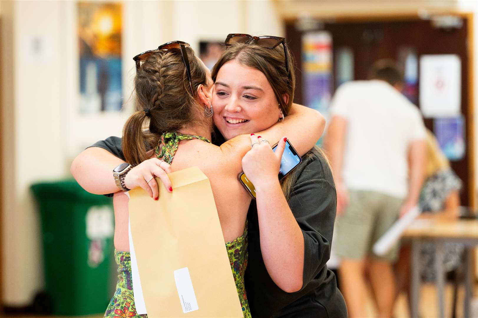 Hugs all around at Springwood's A-Level results day